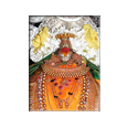 The utsav moorti of the goddess Mahalaxmi.